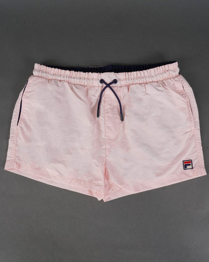 Fila Vintage Badeshorts Rosa/Marineblau