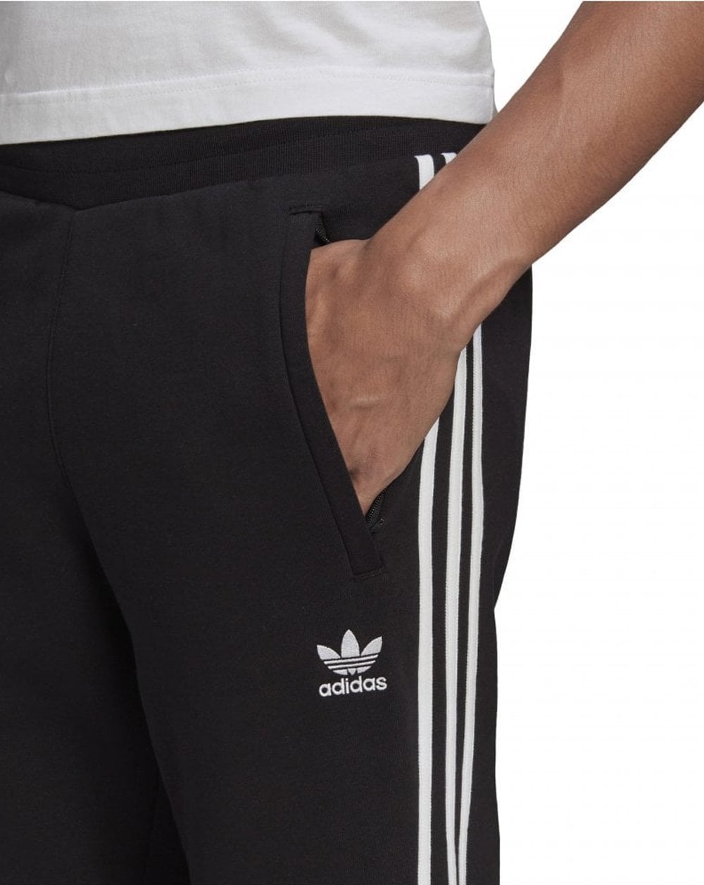 Adidas Originals 3 Stripe Joggers Black