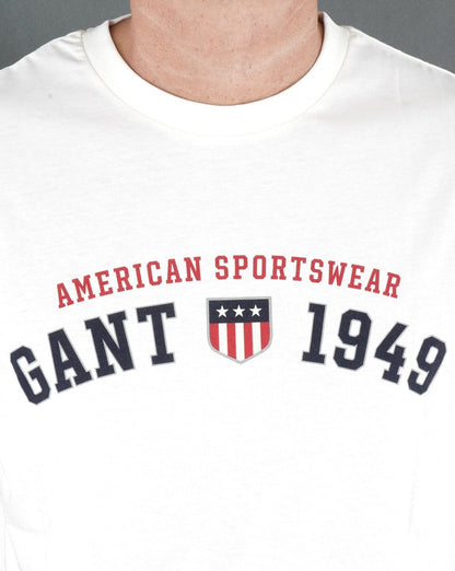 Gant Retro Shield T-Shirt Eierschale