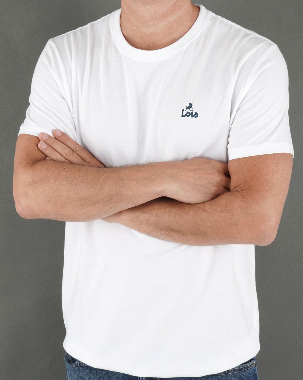 Lois Small Logo T-shirt White