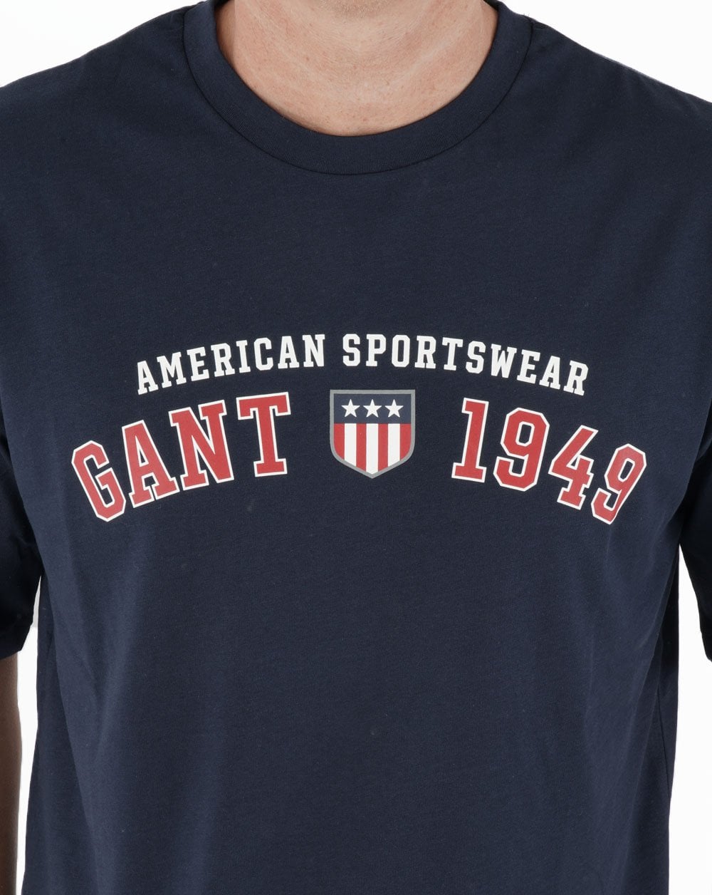 Gant Retro Shield T-Shirt Marineblau
