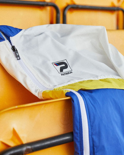 Patrick Klassische Cagoule Weiß Gelb Royal