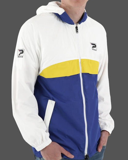 Patrick Klassische Cagoule Weiß Gelb Royal