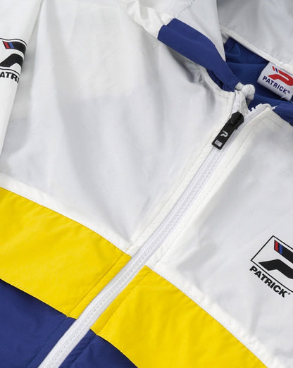 Patrick Klassische Cagoule Weiß Gelb Royal