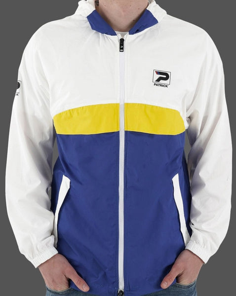 Patrick Classic Cagoule White Yellow Royal