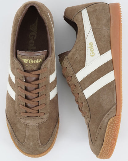 Gola Harrier Wildleder-Sneaker Tabak/Off-White