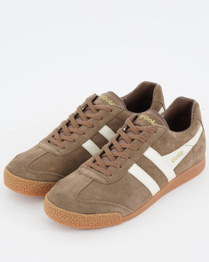 Gola Harrier Wildleder-Sneaker Tabak/Off-White
