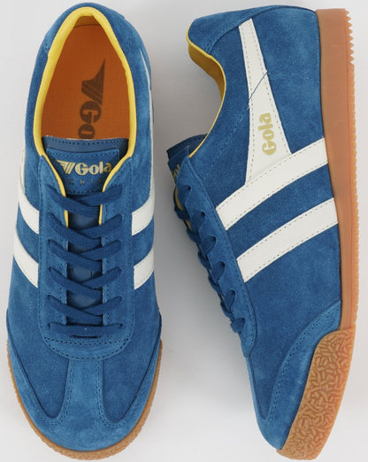 Gola Harrier Wildleder-Sneaker Marineblau/Off-White