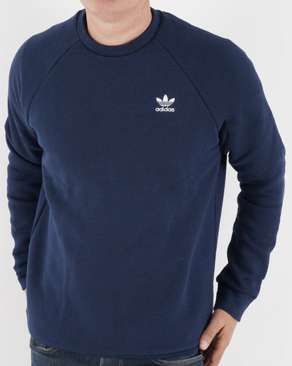 Adidas Originals Essential Crew Sweatshirt Marineblau