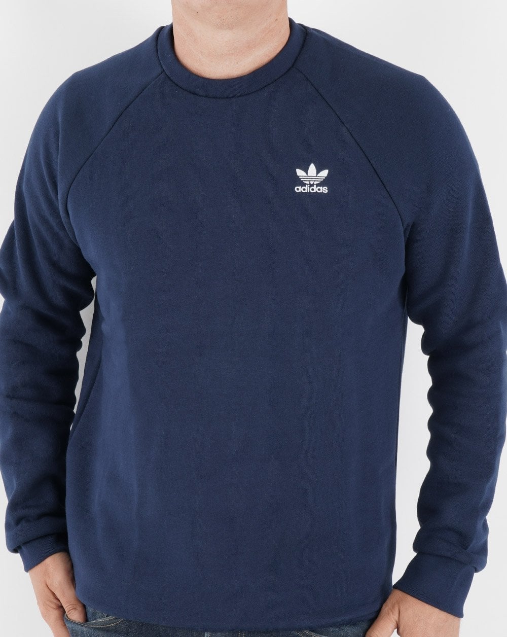 Adidas Originals Essential Crew Sweatshirt Marineblau