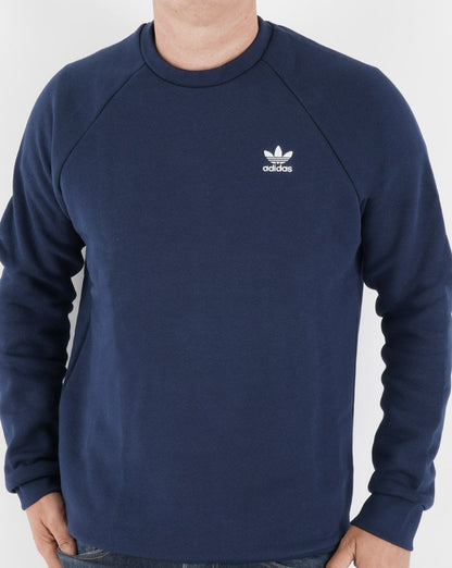 Adidas Originals Essential Crew Sweatshirt Marineblau