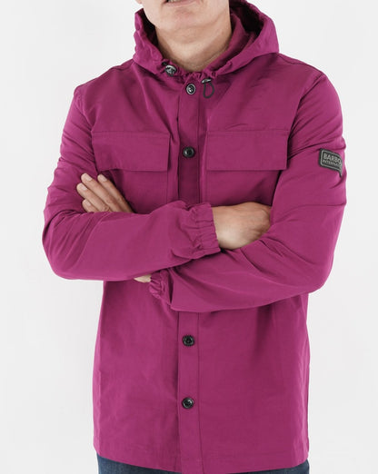 Barbour International Amplifier Überhemd Magenta