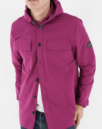 Barbour International Amplifier Überhemd Magenta