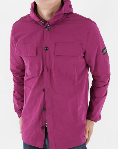 Barbour International Amplifier Überhemd Magenta