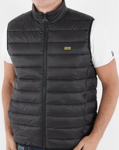 Barbour International Reed Weste Schwarz