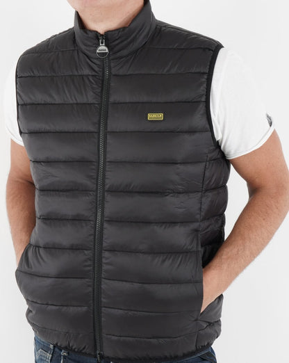 Barbour International Reed Weste Schwarz