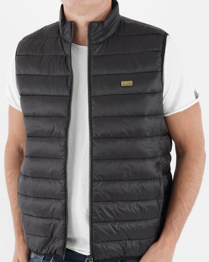 Barbour International Reed Weste Schwarz