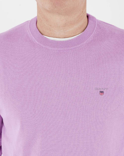 Gant Classic Rundhalsstrick Lila