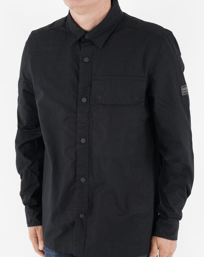 Barbour International Battery Überhemd Schwarz