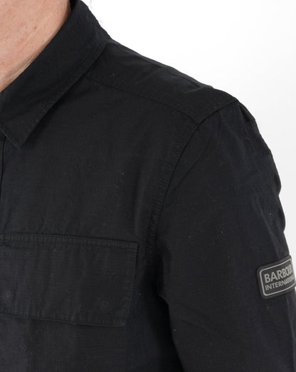 Barbour International Battery Überhemd Schwarz