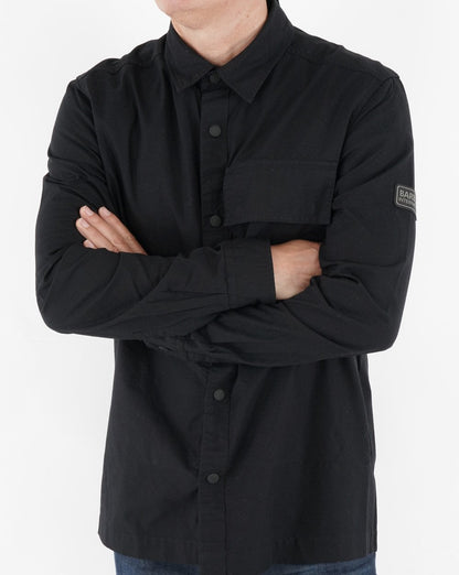 Barbour International Battery Überhemd Schwarz