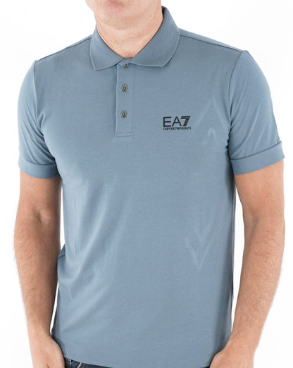 EA7 Classic Poloshirt Chinablau