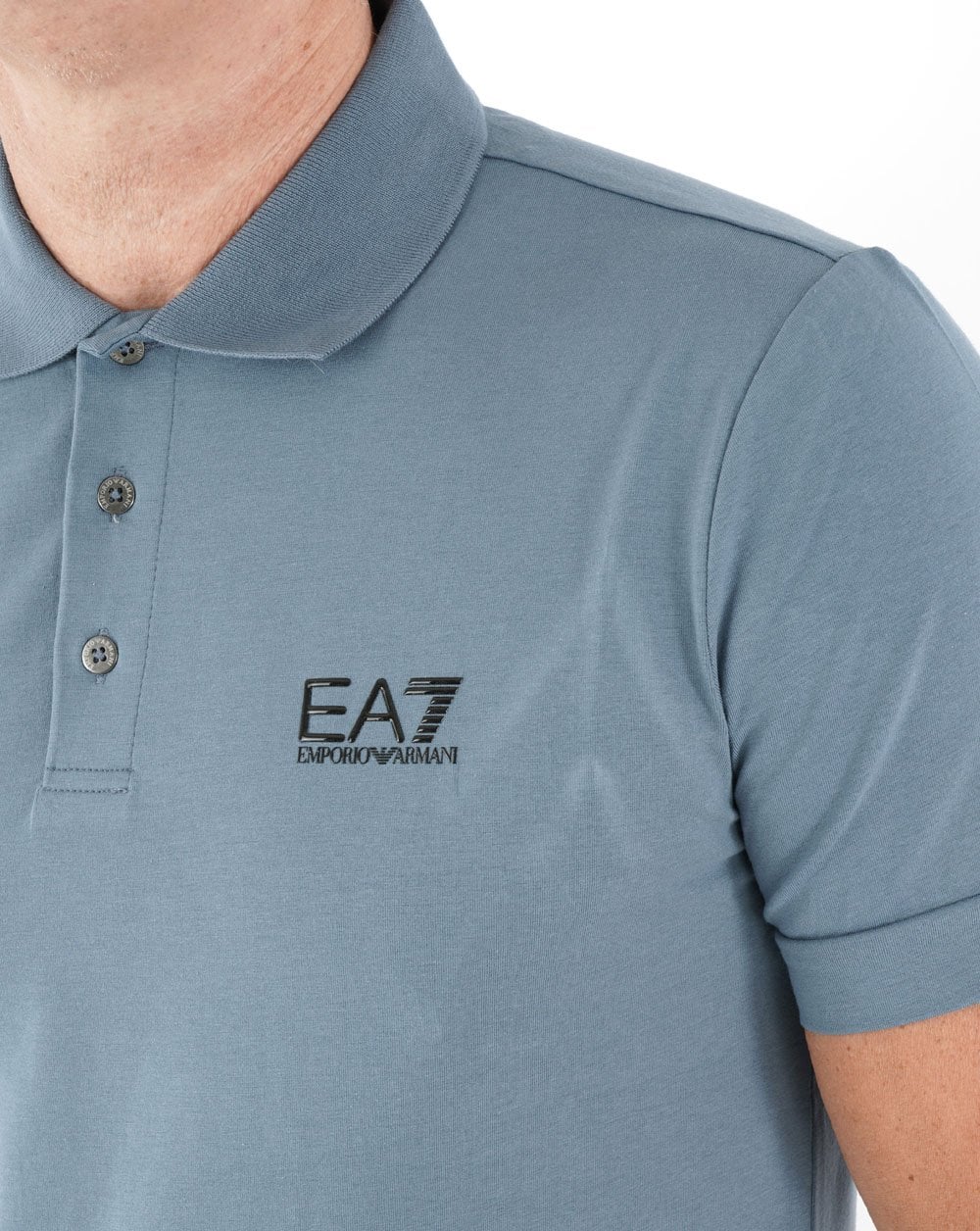 EA7 Classic Poloshirt Chinablau