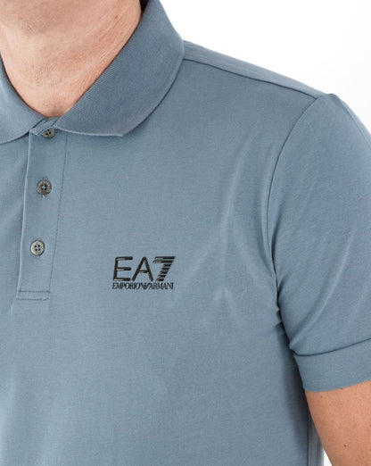 EA7 Classic Poloshirt Chinablau