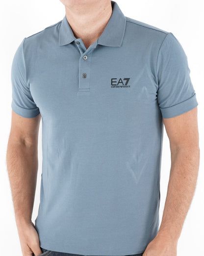 EA7 Classic Poloshirt Chinablau