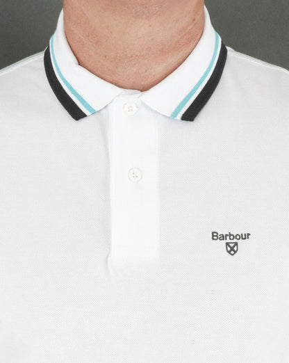 Barbour Otterburn Poloshirt Weiß
