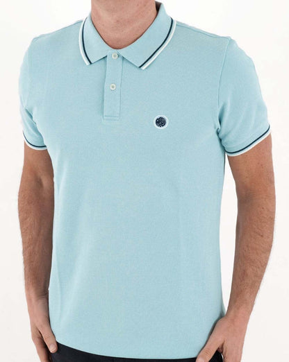 Pretty Green Barton Poloshirt Sky