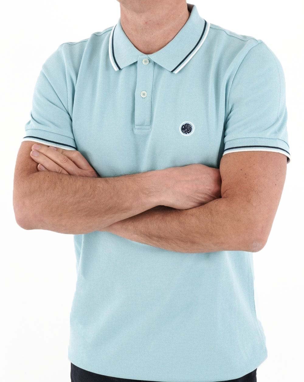 Pretty Green Barton Poloshirt Sky