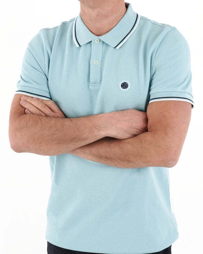 Pretty Green Barton Poloshirt Sky