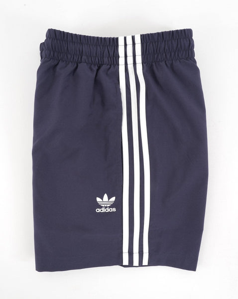 Adidas Originals 3 Stripes Swim Shorts Navy