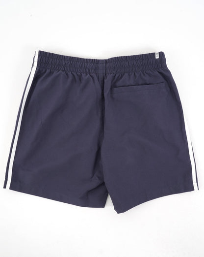 Adidas Originals – 3-Streifen-Badeshorts in Marineblau
