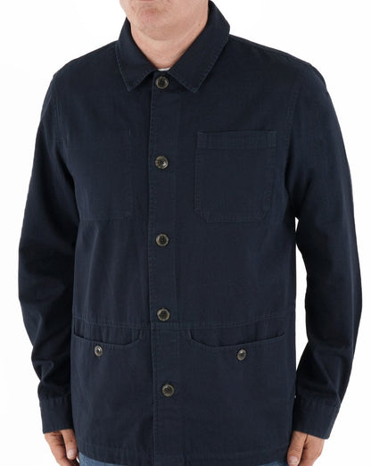 Barbour Dene Überhemd Marineblau
