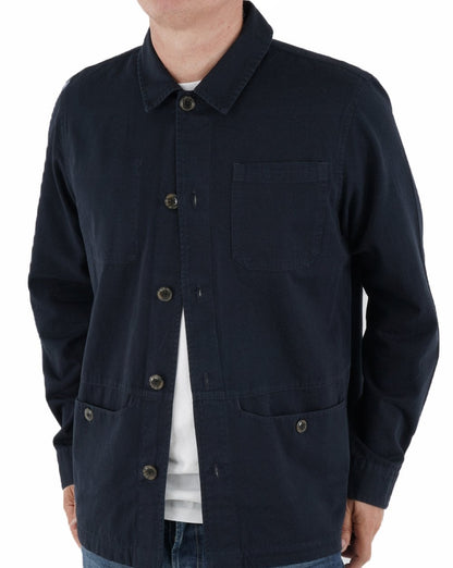 Barbour Dene Überhemd Marineblau