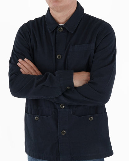 Barbour Dene Überhemd Marineblau