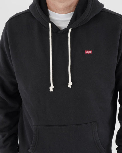 Levi's – Original Housemark – Kapuzenpullover in Mineralschwarz