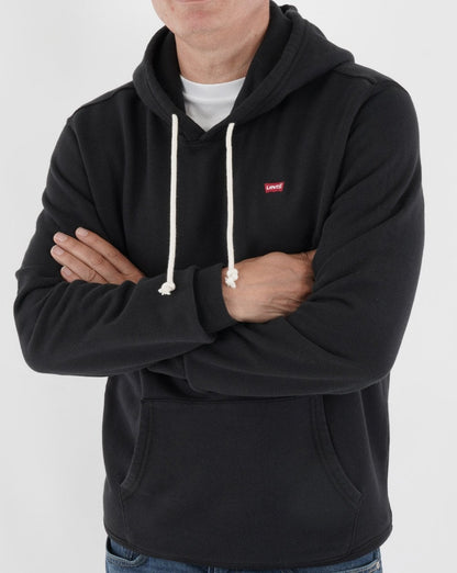Levi's – Original Housemark – Kapuzenpullover in Mineralschwarz