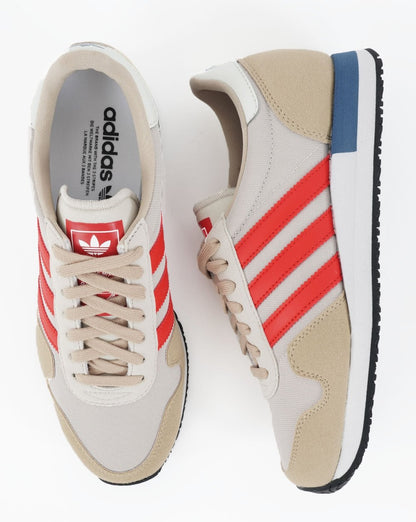 Adidas USA 84 Sneakers Klarbraun/Leuchtend Rot