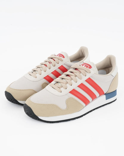 Adidas USA 84 Sneakers Klarbraun/Leuchtend Rot