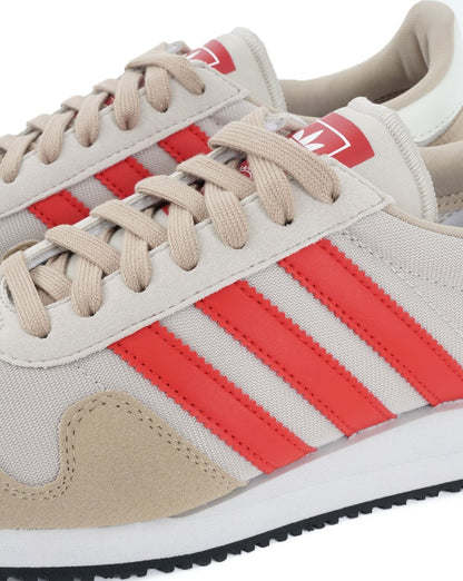 Adidas USA 84 Sneakers Klarbraun/Leuchtend Rot