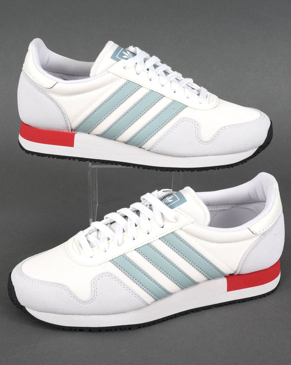 Adidas USA 84 Sneaker Kreideweiß/Graublau/Rot