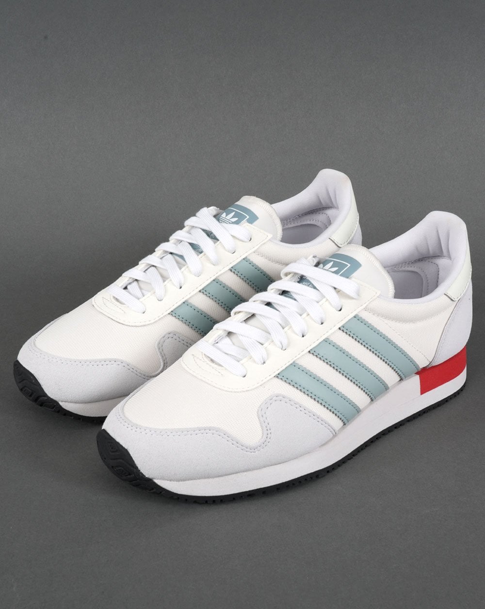 Adidas USA 84 Sneaker Kreideweiß/Graublau/Rot