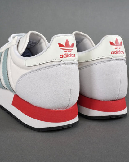 Adidas USA 84 Sneaker Kreideweiß/Graublau/Rot