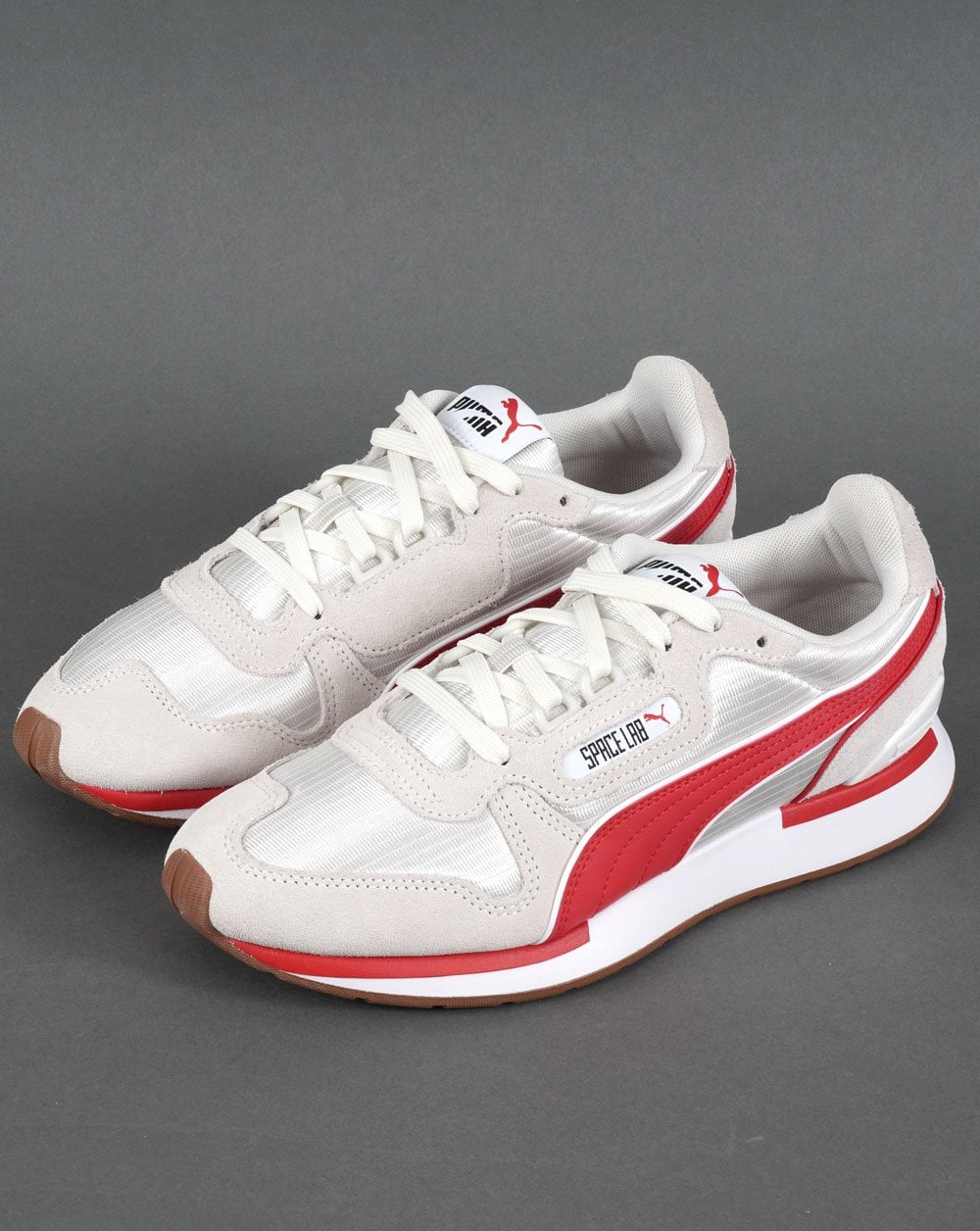 Puma Space Lab Trainer Vaporous Grau/High Risk Rot