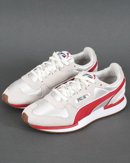 Puma Space Lab Trainer Vaporous Grau/High Risk Rot