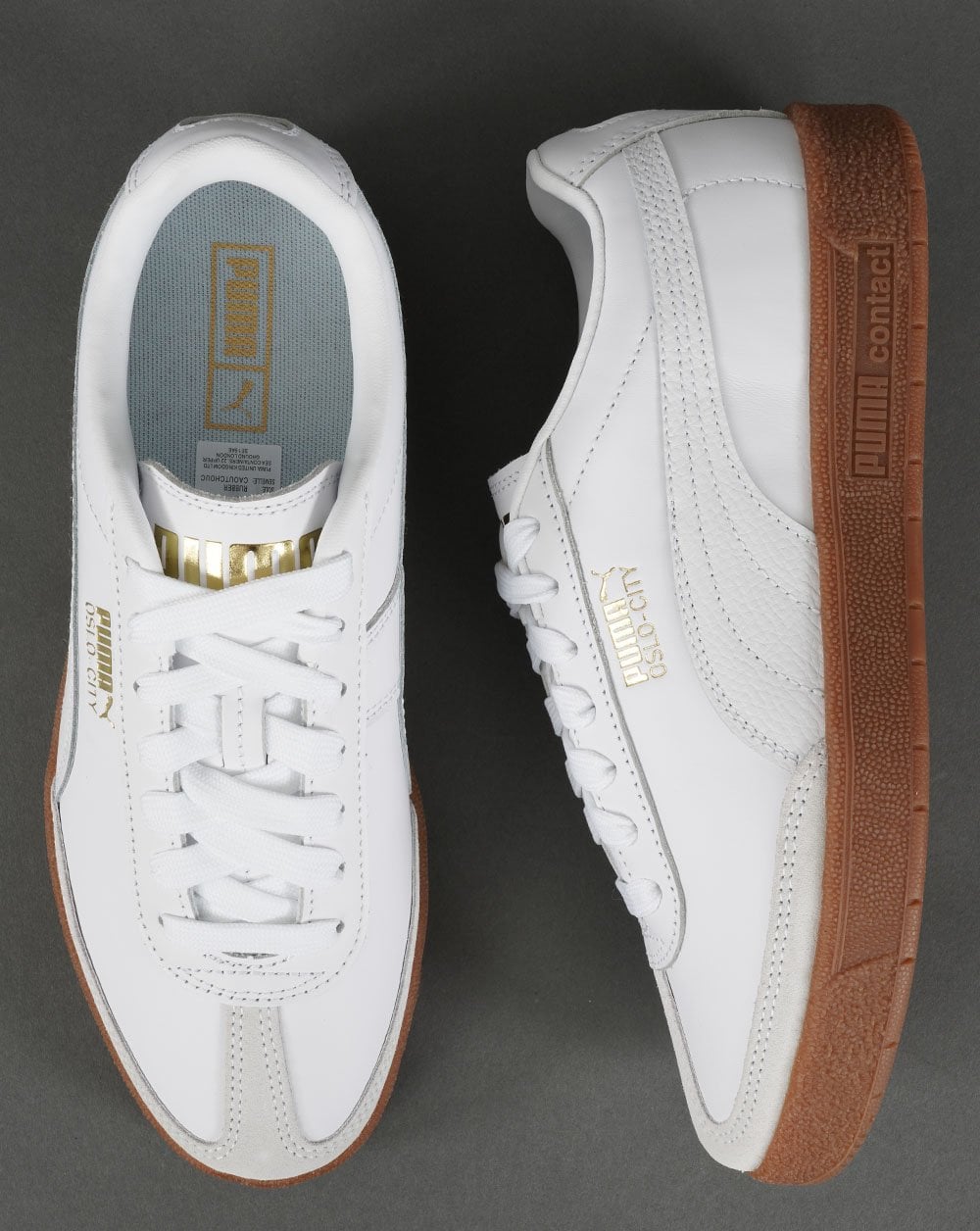 Puma Oslo City Trainer Weiß/Gold