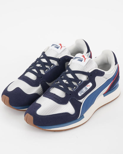 Puma Space Lab Trainer Silbergrau/Marineblau